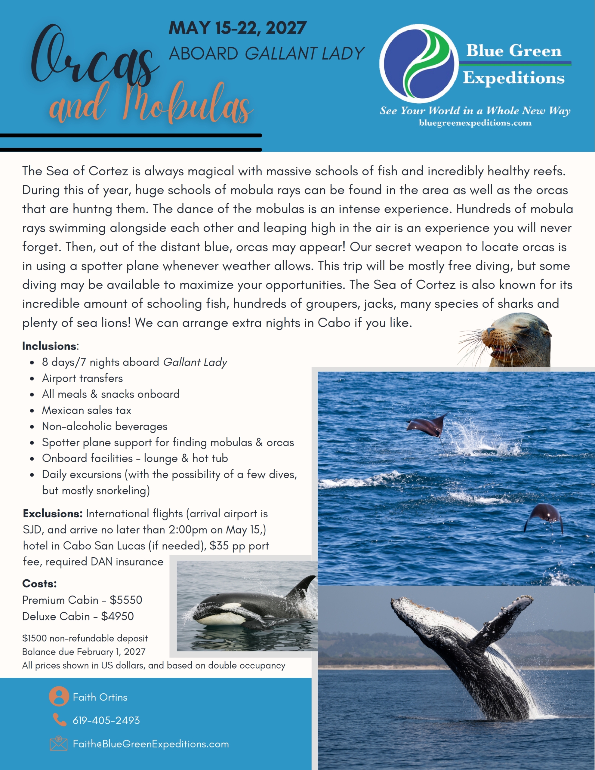 Sea of Cortez WDHOF expedition: October 2 - 12, 2023