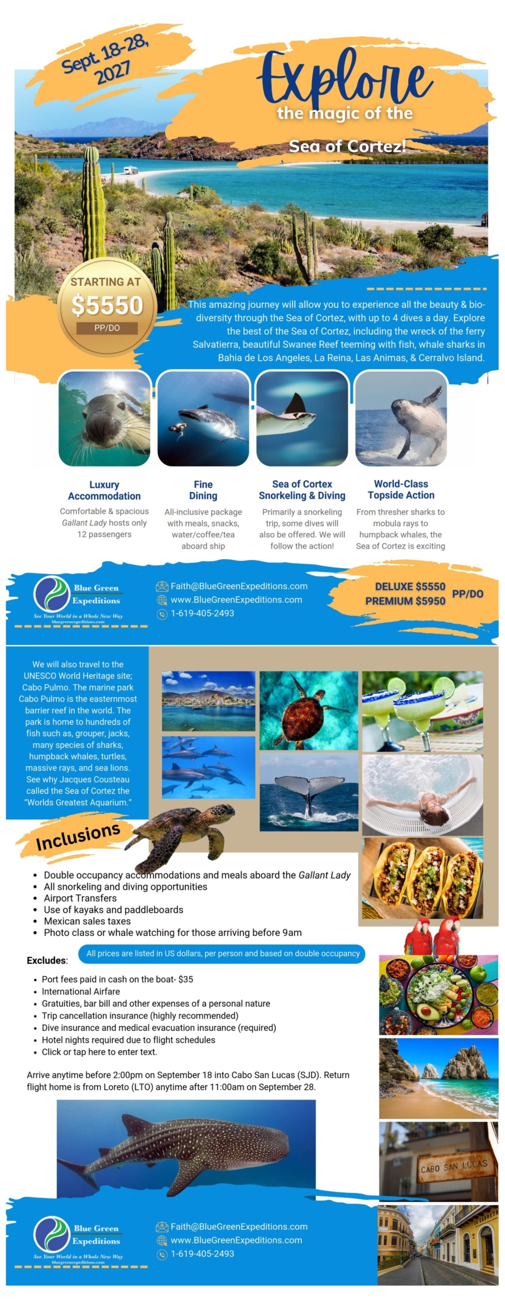 Sea of Cortez WDHOF expedition: October 2 - 12, 2023